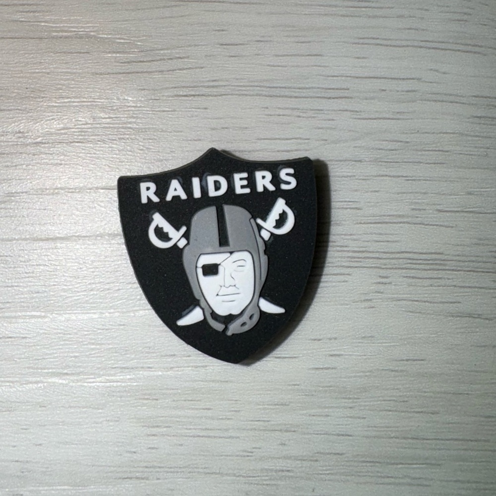 Las Vegas Raiders Football Team Sports Charm For Crocs